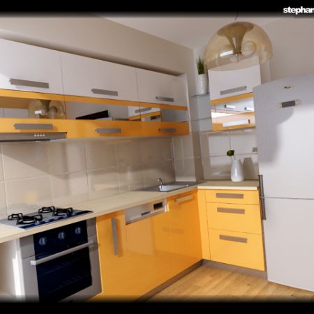 design interior bucatarie apartament Galati